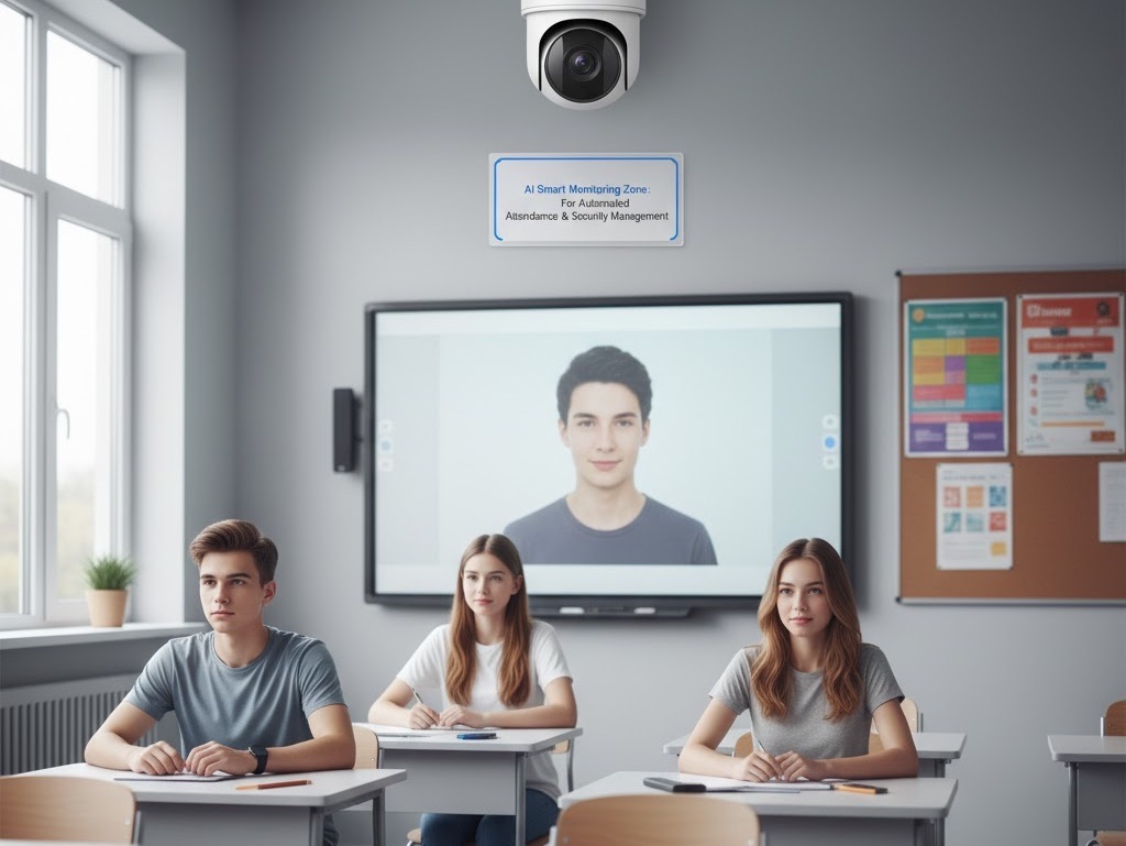 赋能智慧教培：AI人脸抓拍系统，实现无感考勤与非授权学生精准识别